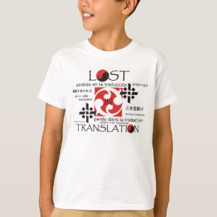 T-SHIRT verloren bij vertaling