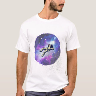 t shirt verloren in de galaxy -astronaut ruimte t