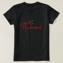 T-shirt ‘Verlost’ met de Hand Getekende Tekst Krui