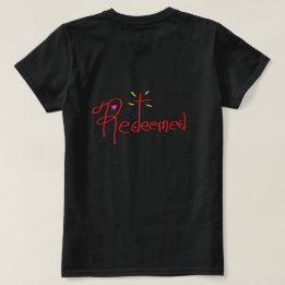 T-shirt ‘Verlost’ met de Hand Getekende Tekst Krui