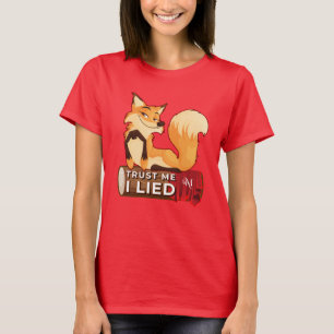 T-shirt: Vertrouw Me (rood) T-shirt
