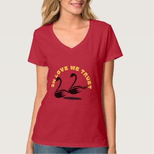 T-shirt Vertrouwen in Voor Altijd (Twee Zwanen T-S