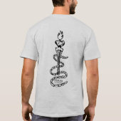 T-Shirt verzenden en branden (Achterkant)