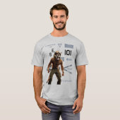 T-shirt VFA-131 WILDCATS 101 AK Vliegtuigkapitein (Voorkant volledig)