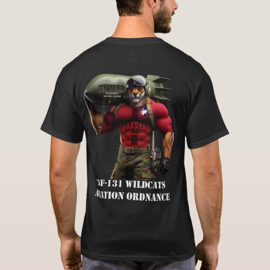 T-shirt VFA-131 WILDCATS AVIATION ORDNANCE-2 (Achterkant)