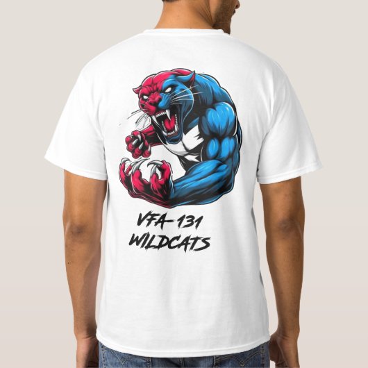 T-shirt VFA-131 WILDCATS SAVAGE (Achterkant)