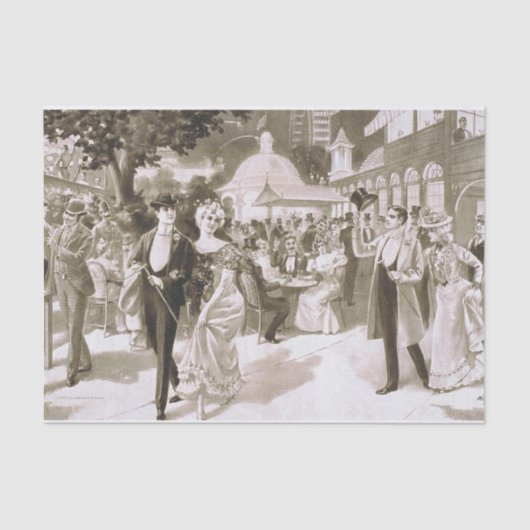 T-SHIRT Victoriaans dagen Tissuepapier (Voorkant)