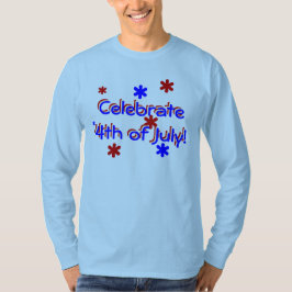 T-shirt - Vierde verjaardag van juli