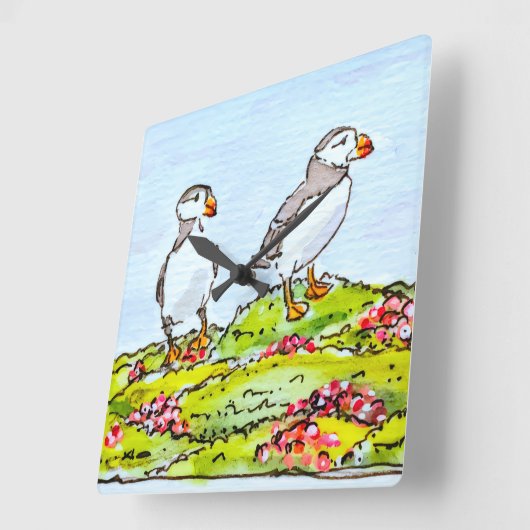 T-Shirt Vierkante Klok (Hoek)