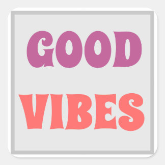 T-shirt Vierkante Sticker