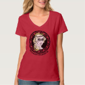 T-shirt Viking krijger vrouw (Voorkant)