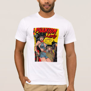 T-shirt vintage stripboekcover Phantom Lady