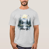 T-shirt Vissen op het Meer (Voorkant)