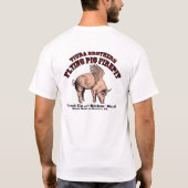 T-shirt Vliegende varkens (Achterkant)