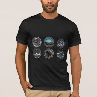 T-Shirt-vlieginstrumenten van mannen T-shirt