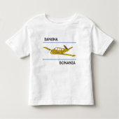 T-shirt vliegtuig, Beechcraft Bonanza (Voorkant)