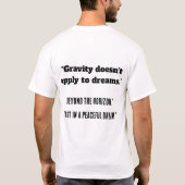T-Shirt Vlucht Over Droom Eilanden (Achterkant)