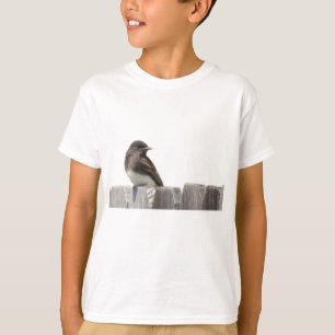 T-Shirt - Vogelzitting op hek