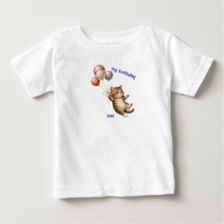 T-shirt voor 1e verjaardag Cute Cat