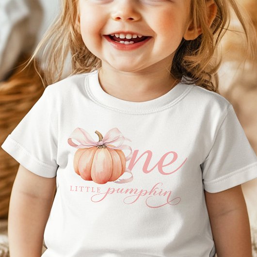 T-shirt voor 1e verjaardag van kleine pompoen
