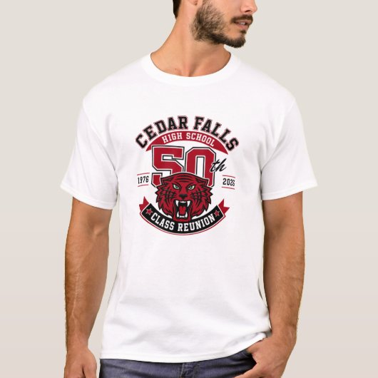 T-shirt voor 50e klasreünie van CFHS (Voorkant)