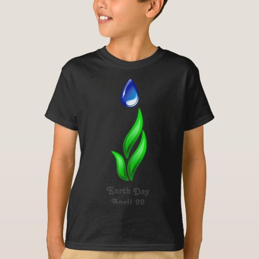 T-shirt voor aardse dag (Voorkant)