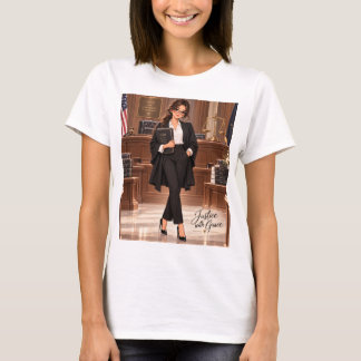 T-shirt voor advocaten met 'Justitie met gratie'