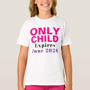 T-shirt voor alleenstaande kinderen met vervaldatu