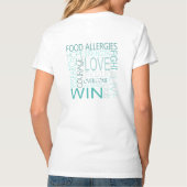 T-shirt voor allergie voor vrouwen (Achterkant)