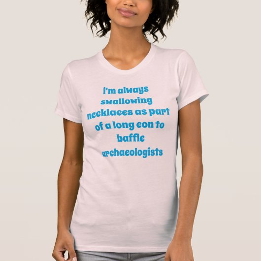 T-shirt voor als je sieraden in je darmen hebt (Voorkant)