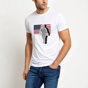 T-shirt voor Amerikaanse veteranen van het leger