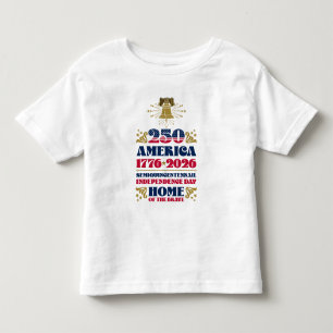T-shirt voor Amerika's 250e verjaardag 1776 - 2026