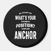 T-shirt voor ankerfunctie voor Mannen vrouwen Magneet (Voorkant)