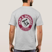 T-shirt voor arm en spanner - Groot achterontwerp (Achterkant)