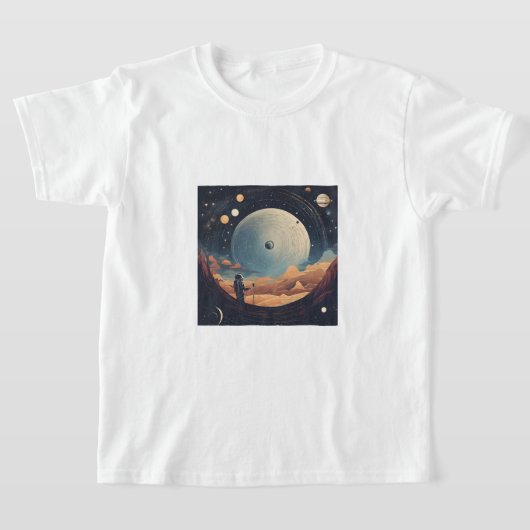 T-shirt voor astronomie (Laagn)