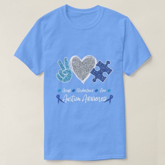 T-shirt voor Autisme Bewustzijn (Design voorkant)