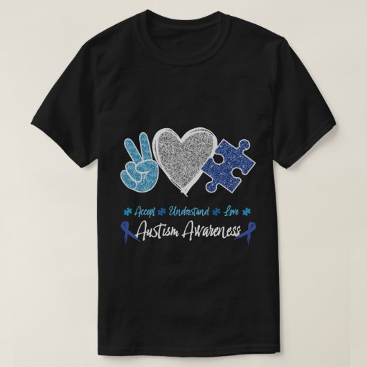 T-shirt voor Autisme Bewustzijn (Design voorkant)