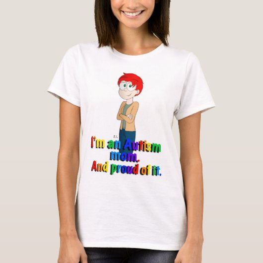 T-shirt voor autisme mama (Voorkant)