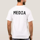 T-shirt voor automobielmedia (Achterkant)