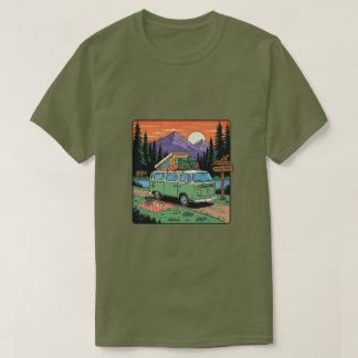 T-shirt voor Avontuur met Extreme Buitensport Over