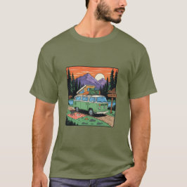 T-shirt voor Avontuur met Extreme Buitensport Over