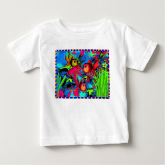 T-shirt voor baby kind goudvis onderwater