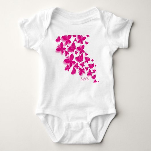 T-shirt voor babymesje (Voorkant)