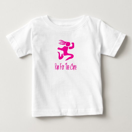 T-Shirt voor Baby's: Loop Voor De Genezing (Voorkant)
