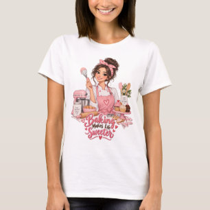 T-shirt voor bakkers 'Bakken Maakt het Leven Zoete