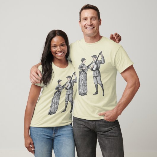T-shirt voor banjospelers (Unisex)