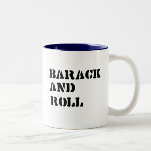 T-shirt voor Barack and Roll Tweekleurige Koffiemok