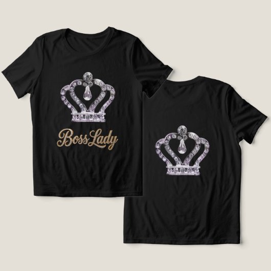 T-shirt voor bazin Tri-Blend T-shirt (Ontwerp Voorkant & Achterkant)