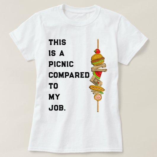 T-shirt voor bedrijfspicknick (Design voorkant)