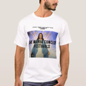 T-SHIRT VOOR BEIDE * VIEREN MET AVE MARIA (Voorkant)